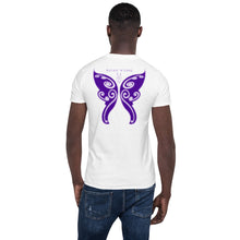 Load image into Gallery viewer, Short-Sleeve Unisex T-Shirt with Butterfly Back