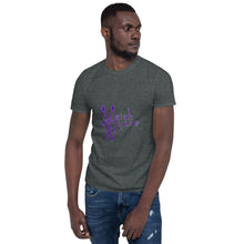 Load image into Gallery viewer, Short-Sleeve Unisex T-Shirt with Butterfly Back