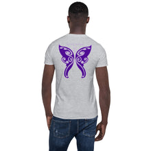 Load image into Gallery viewer, Short-Sleeve Unisex T-Shirt with Butterfly Back