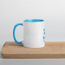 Load image into Gallery viewer, Rocket Girl Mug with Color Inside
