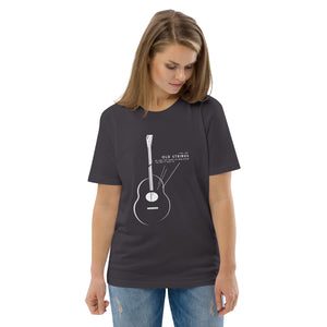 Old Strings - Smaller Logo Unisex organic cotton t-shirt