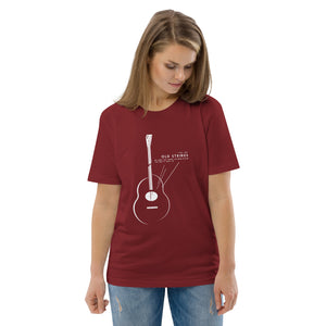 Old Strings - Smaller Logo Unisex organic cotton t-shirt