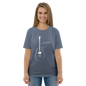 Old Strings - Smaller Logo Unisex organic cotton t-shirt